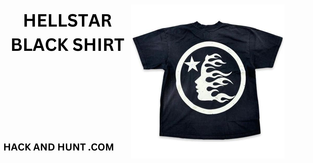 HELLSTAR STUDIOS HEAVEN SOUNDS LIKE T-SHIRT WASHED BLACK: A Style Statement with Attitude